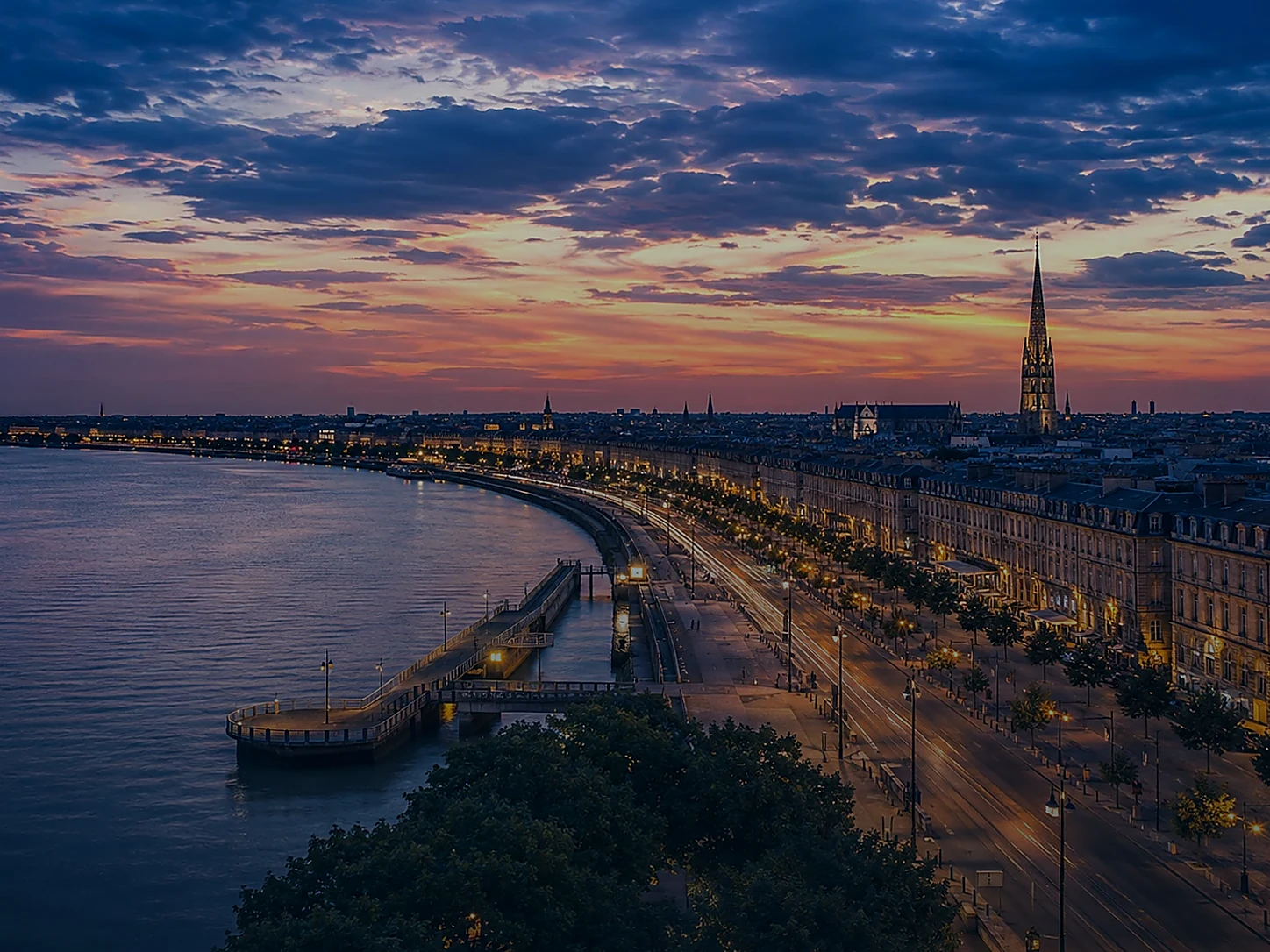 Vue de Bordeaux pour la page agence SEO IA