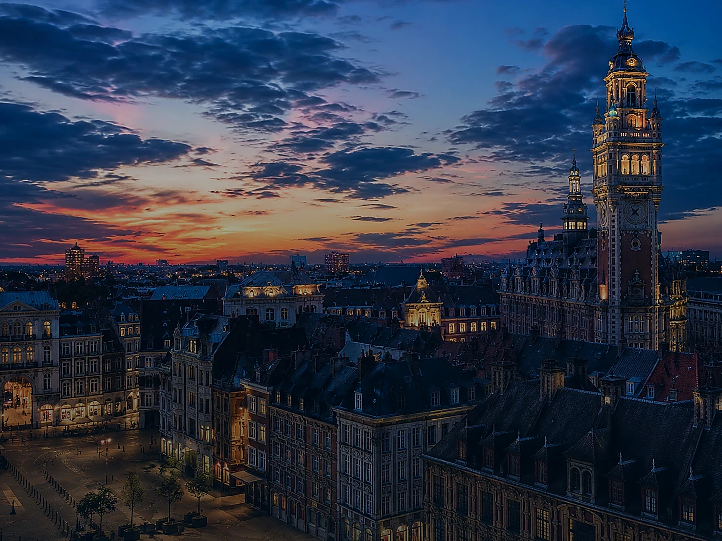 Vue de Lille pour la page agence SEO IA