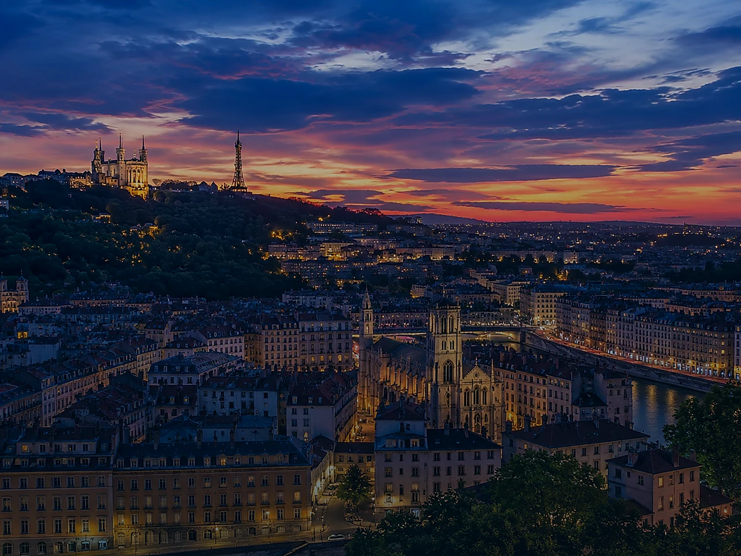 Vue de Lyon pour la page agence SEO IA