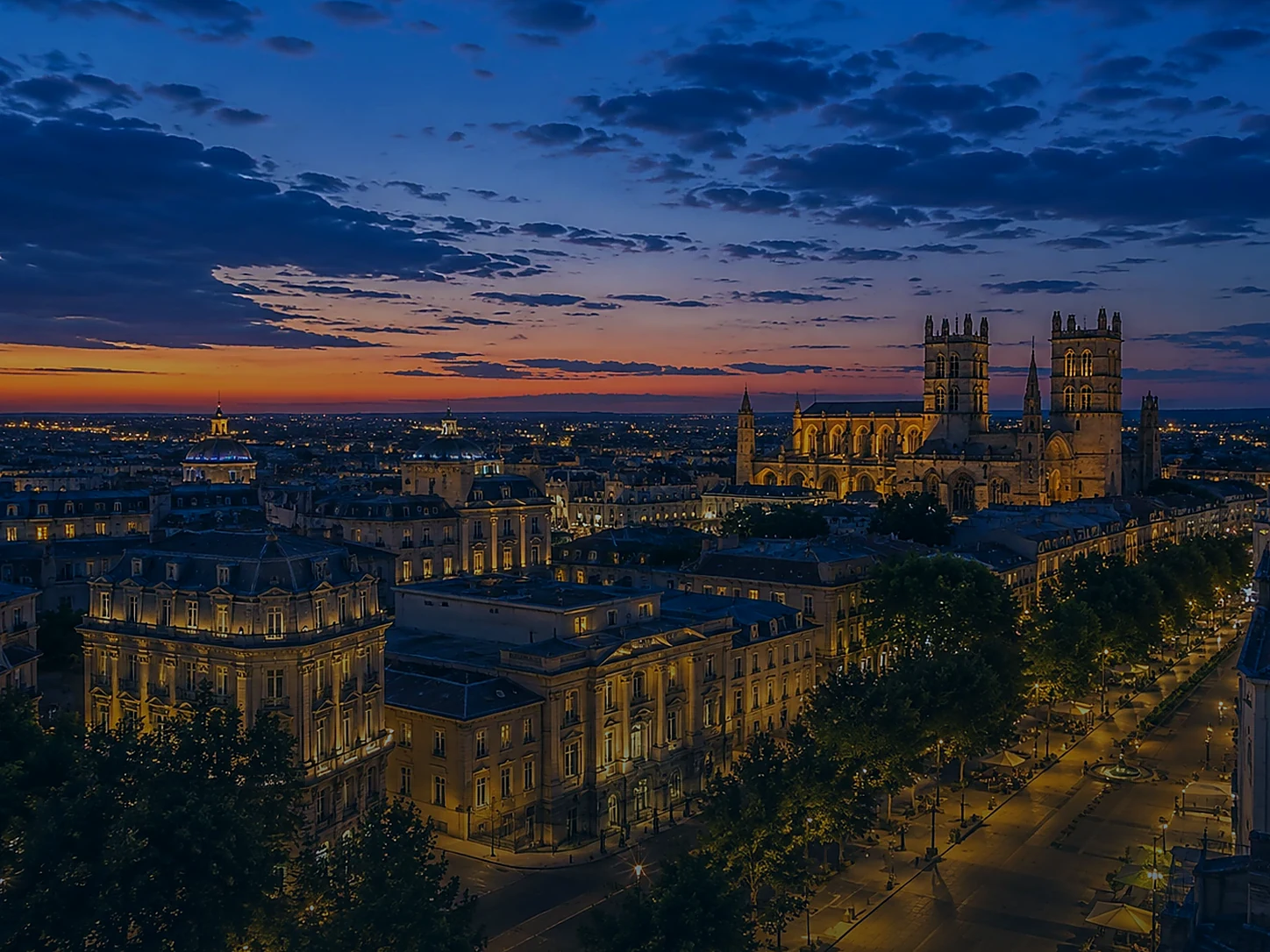 Vue de Montpellier pour la page agence SEO IA