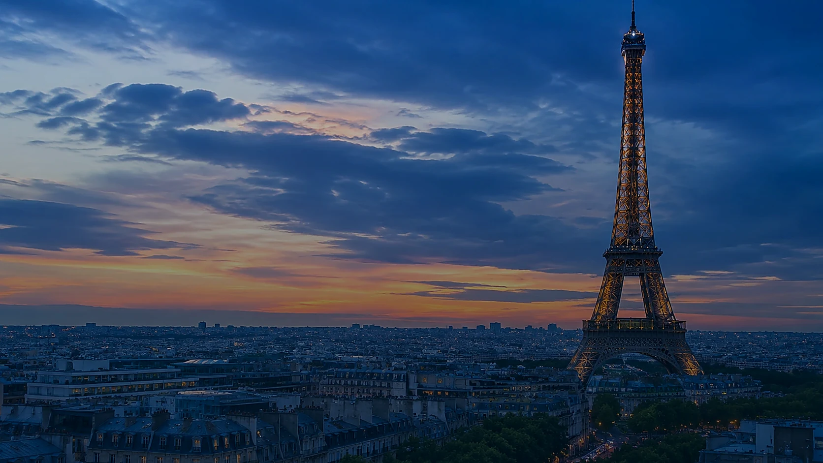 Vue de Paris pour la page agence SEO IA