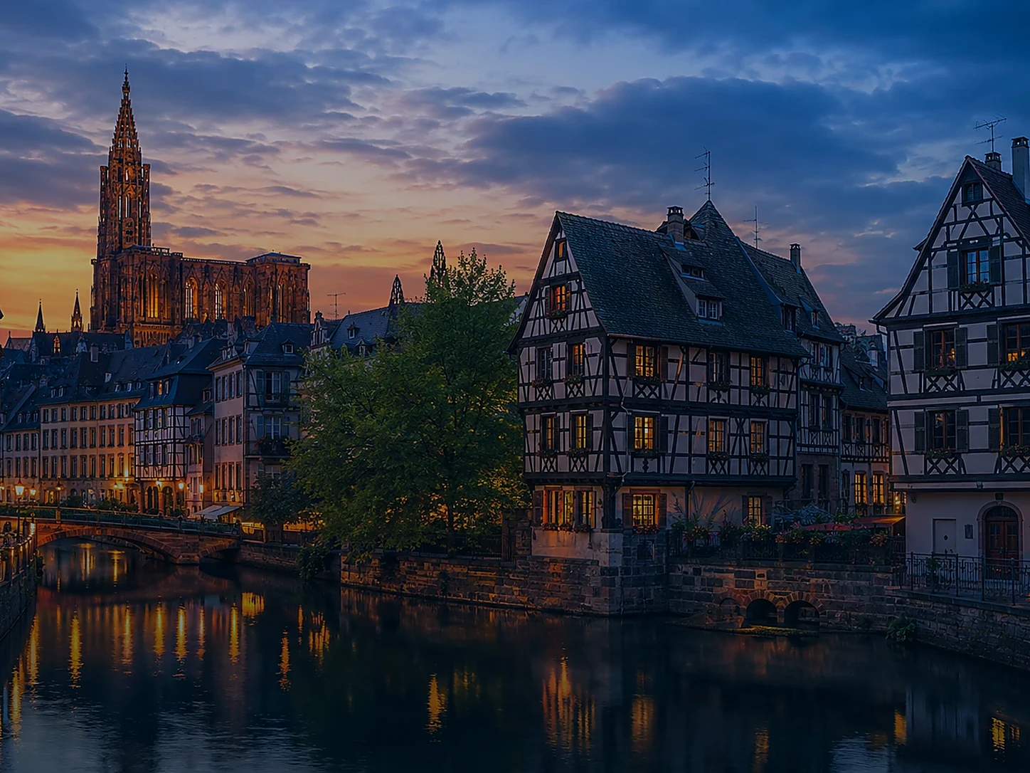Vue de Strasbourg pour la page agence SEO IA