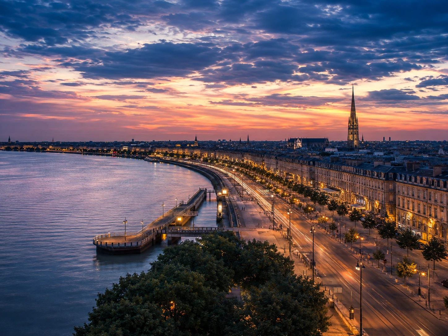 Vue de Bordeaux