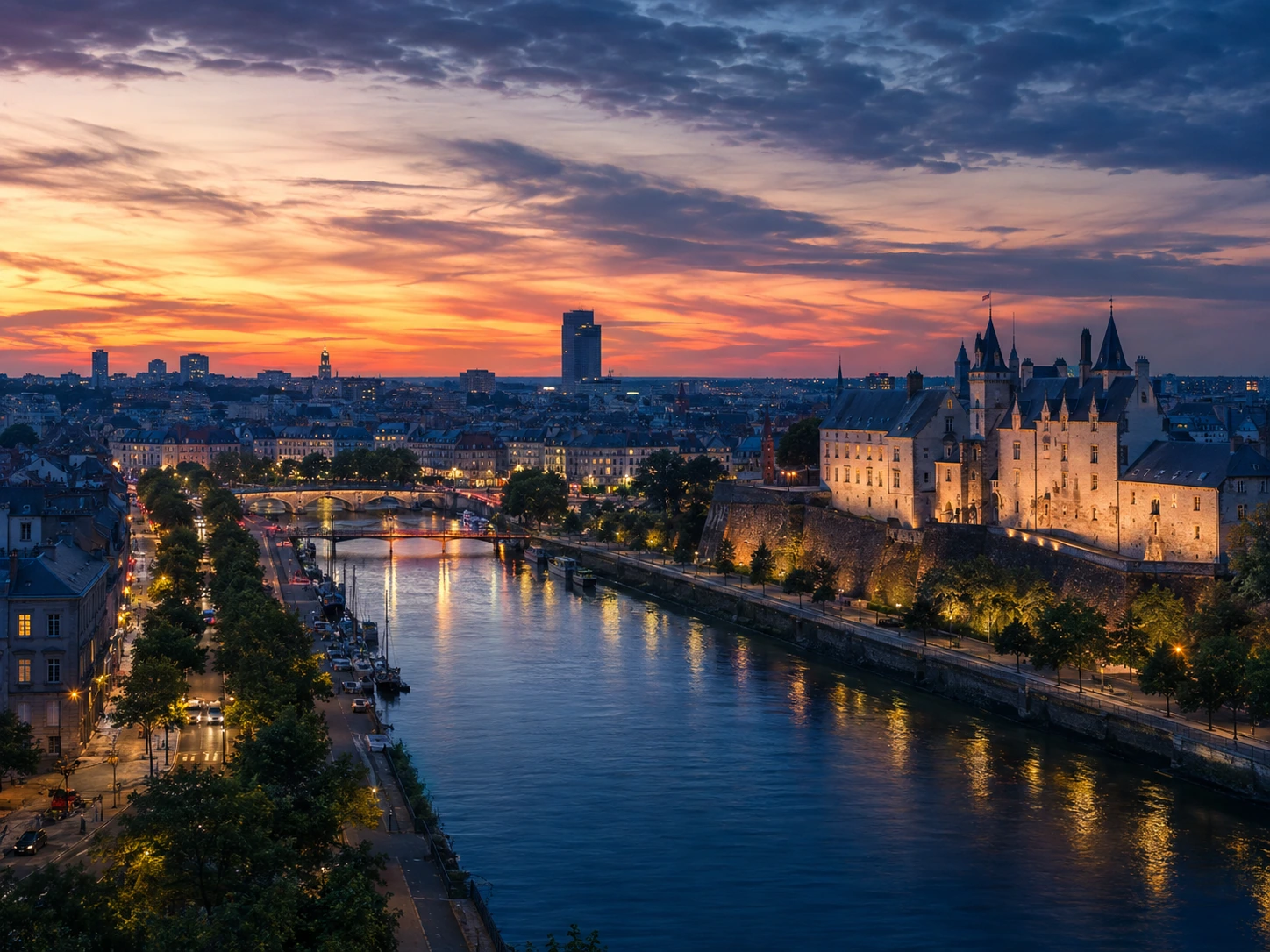 Vue de Nantes